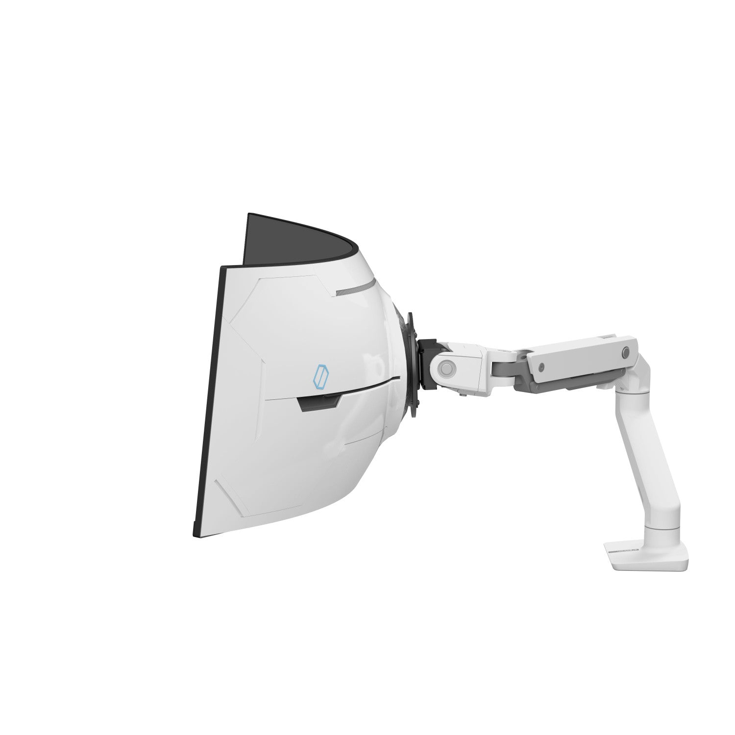 Ergotron HX Series HX ARM WITH VERY HEAVY DUTY PIVOT DESK 144,8 cm 57pollici Scrivania Bianco