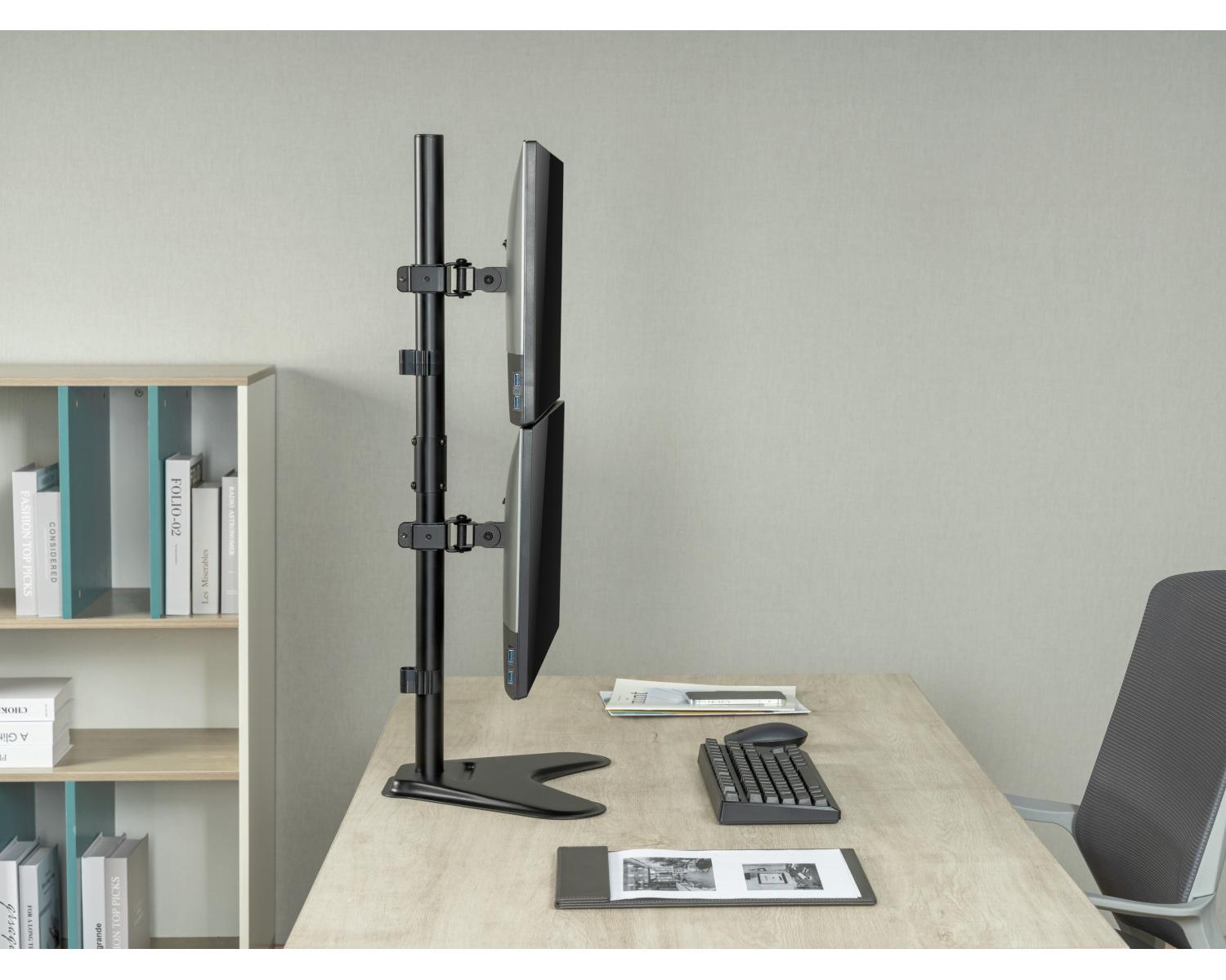 Equip 650128 supporto da tavolo per Tv a schermo piatto 81,3 cm (32") Scrivania Nero
