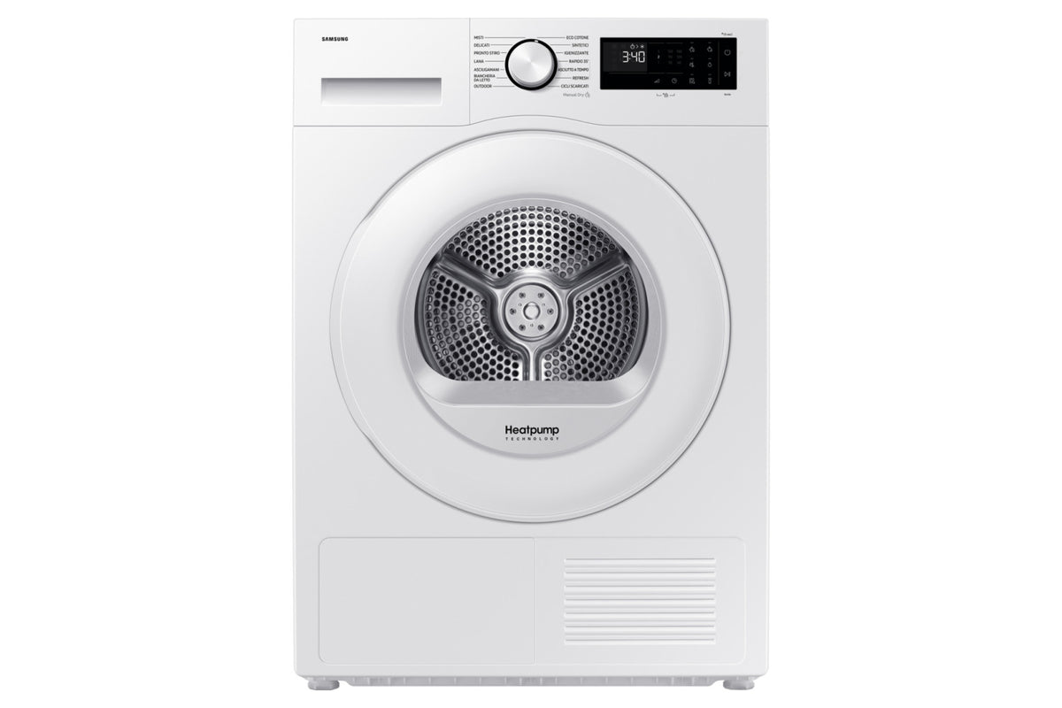 Samsung Asciugatrice Crystal EcoDry 9 Kg DV90DG52A0TEET Bianco