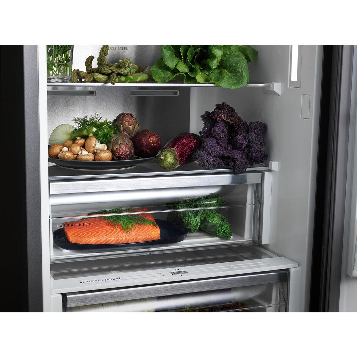 AEG Frigorifero Combinato Multiflow (Metal) Classe D TC7MS181DS