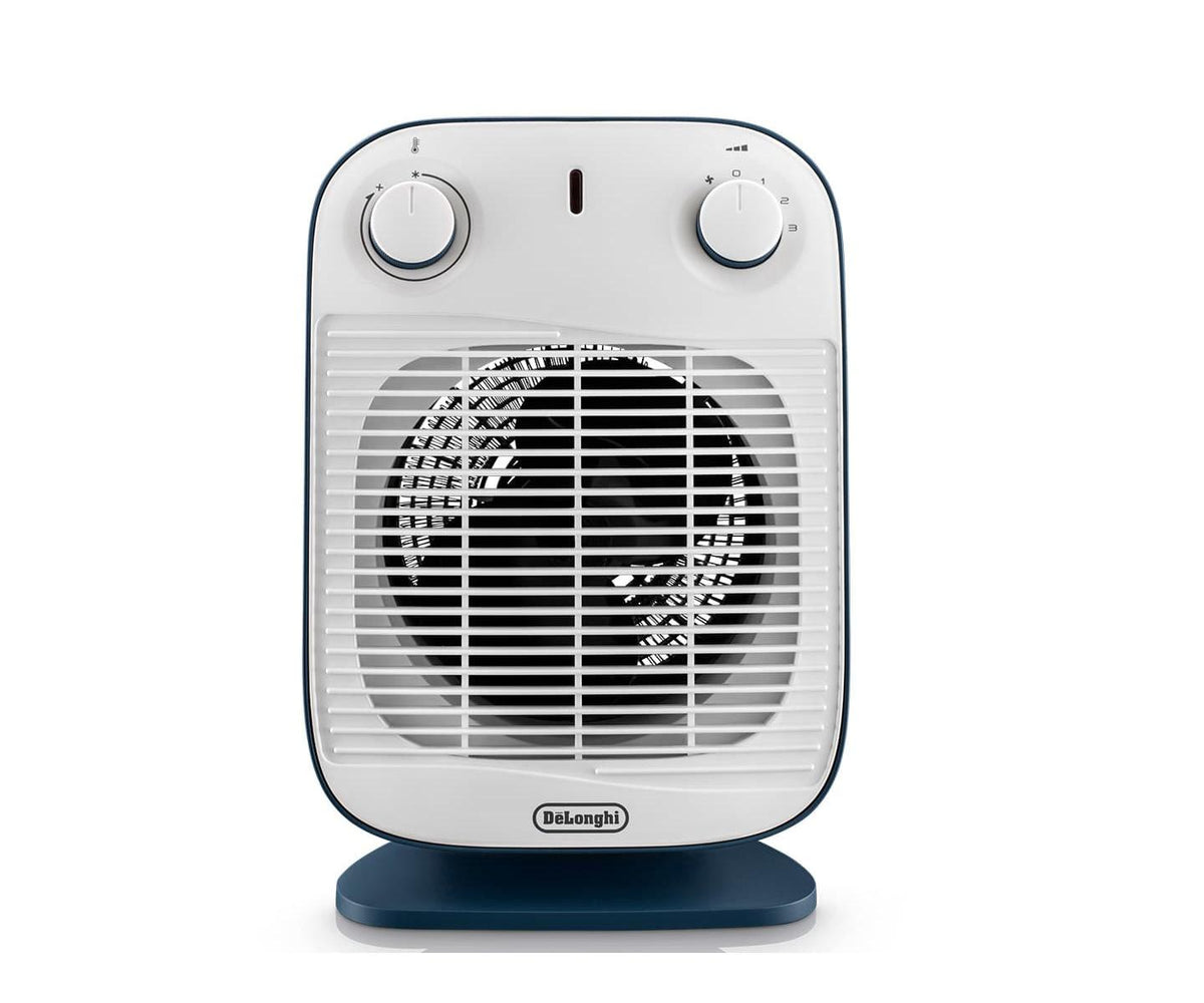 De Longhi HFS50B20.AV Interno 2000 W Riscaldatore ambiente elettrico con ventilatore Blu Bianco