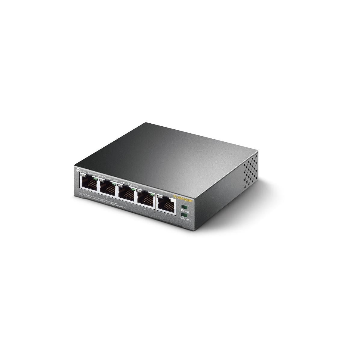 TP-Link TL-SG1005P Switch di Rete Non gestito Gigabit Ethernet Supporto Power Over Ethernet Nero