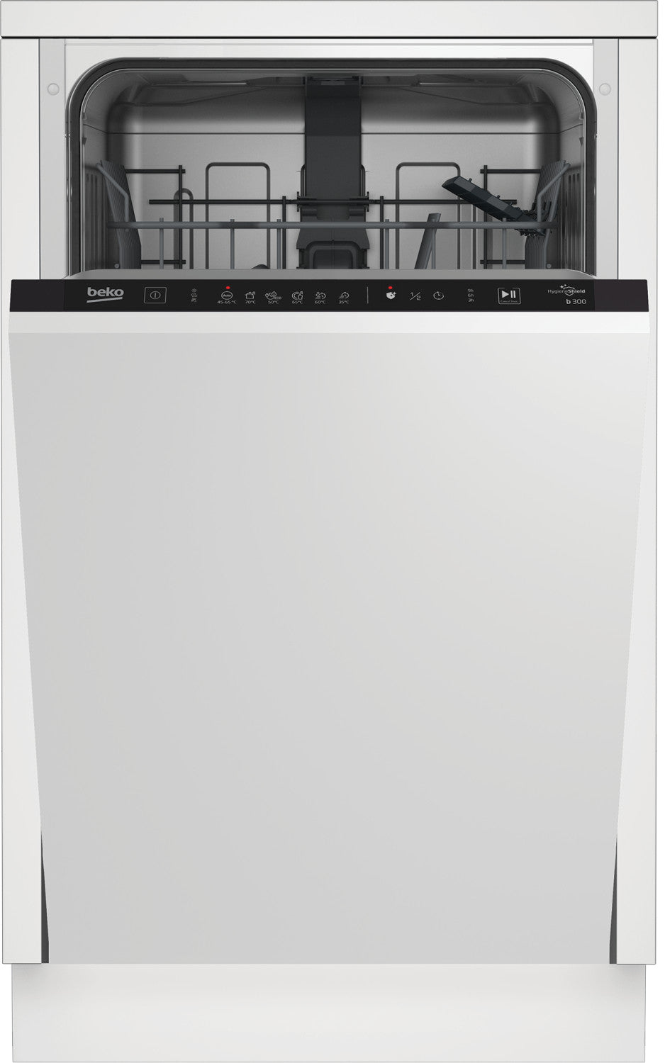 Beko b300 BDIS16030: Lavastoviglie a Scomparsa Totale Slim, 45 cm, 10 Coperti