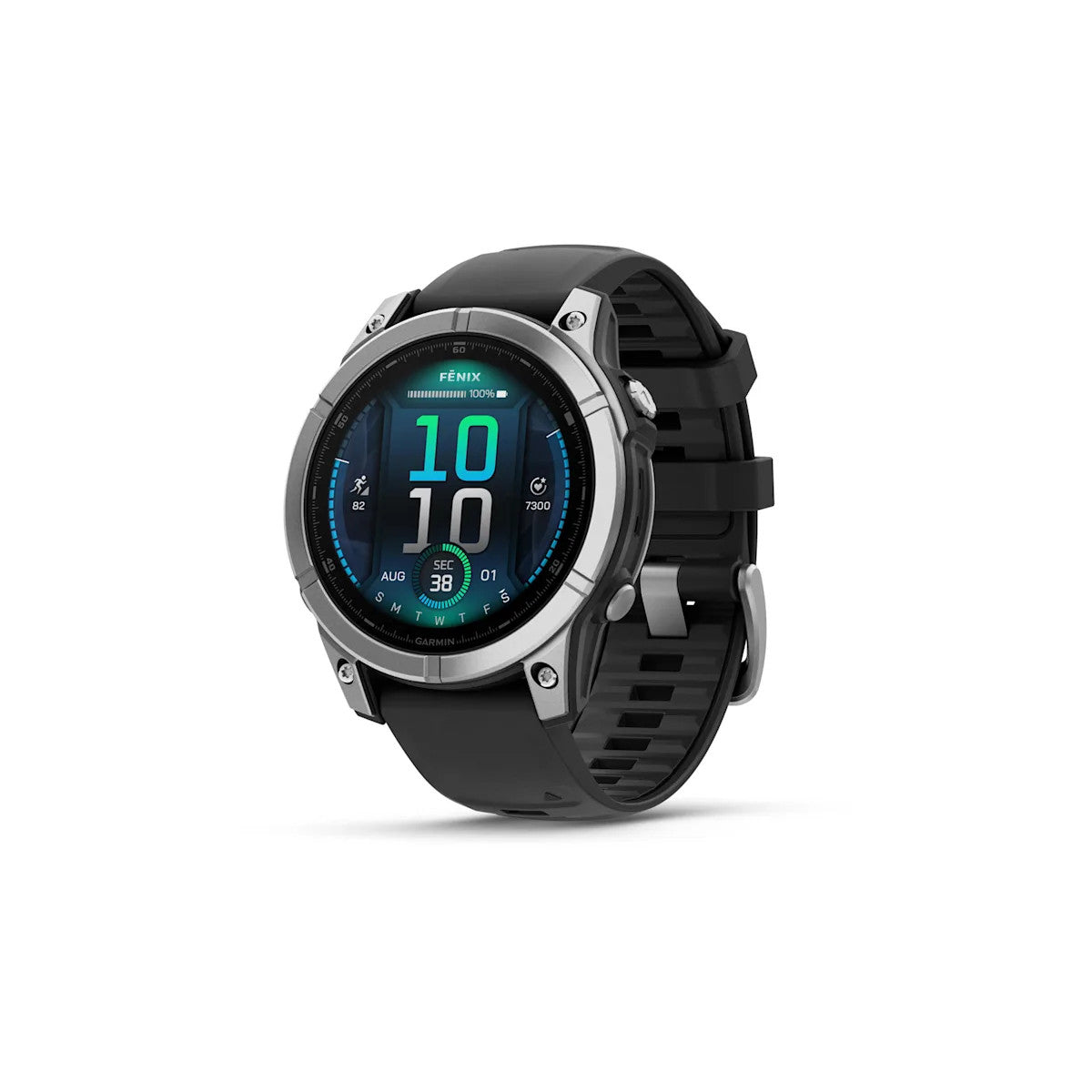 Garmin Fenix E 3,3 cm (1.3") AMOLED 47 mm Digitale 416 x 416 Pixel Touch screen Acciaio inox Wi-Fi GPS (satellitare)