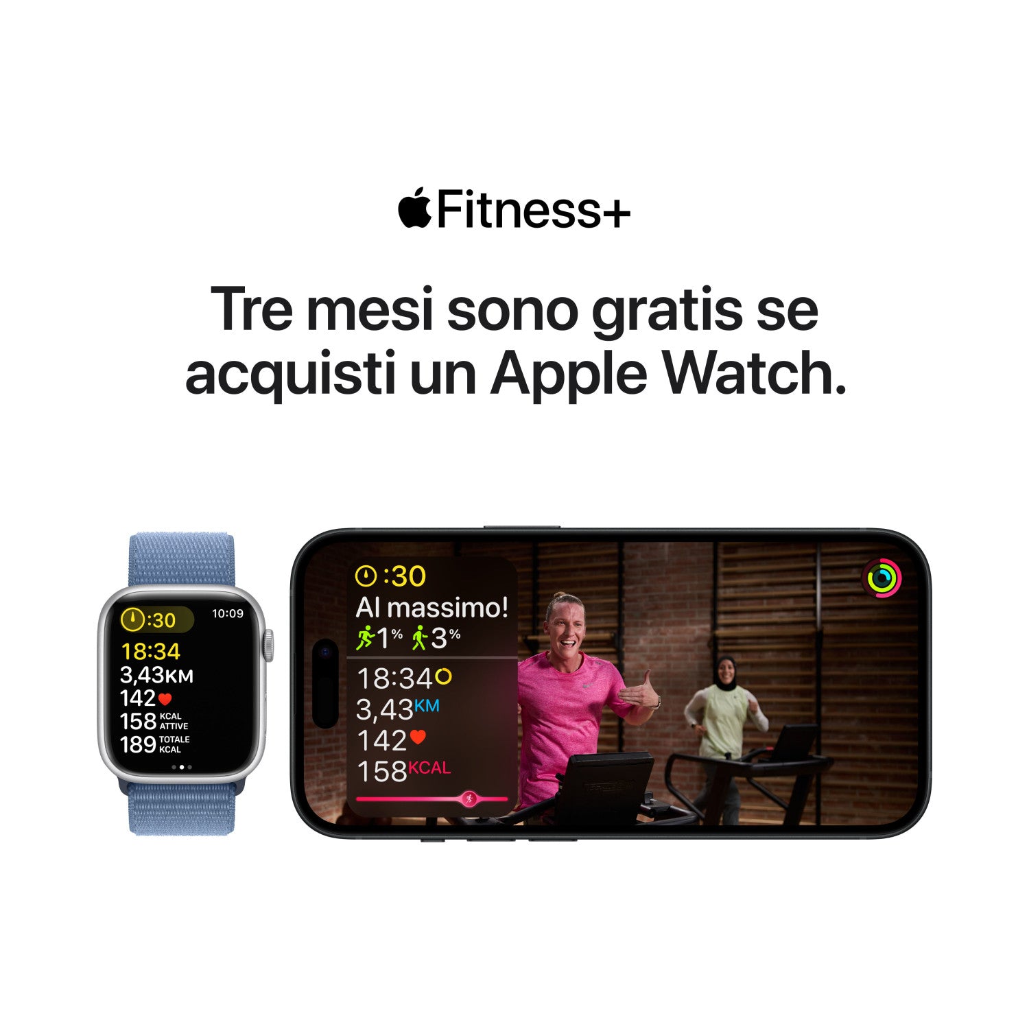 Smartwatch Apple Watch SE GPS Cassa 44mm in Alluminio Galassia con Cinturino Sport M.L Galassia