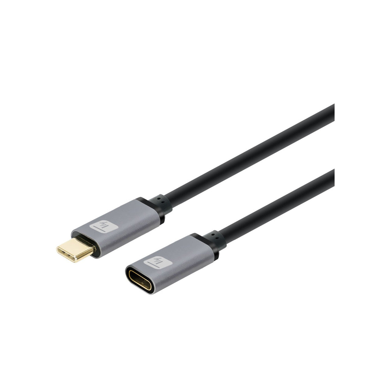 Techly Cavo prolunga USB 3.2 Gen 2 USB-C M/F 1m Nero