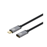 Techly Cavo prolunga USB 3.2 Gen 2 USB-C M/F 1m Nero