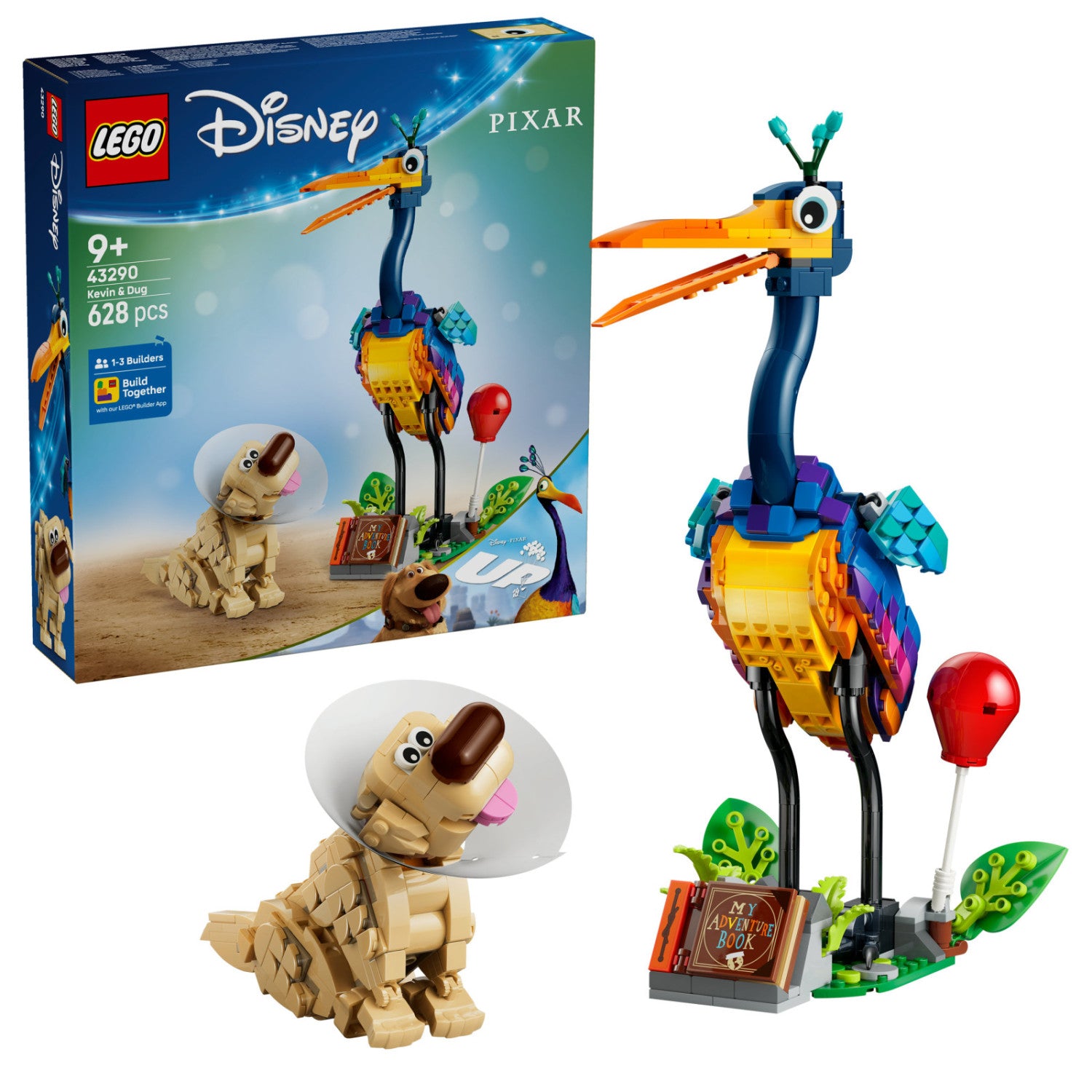 Set costruzioni LEGO 43290 DISNEY PIXAR Kevin e Dug
