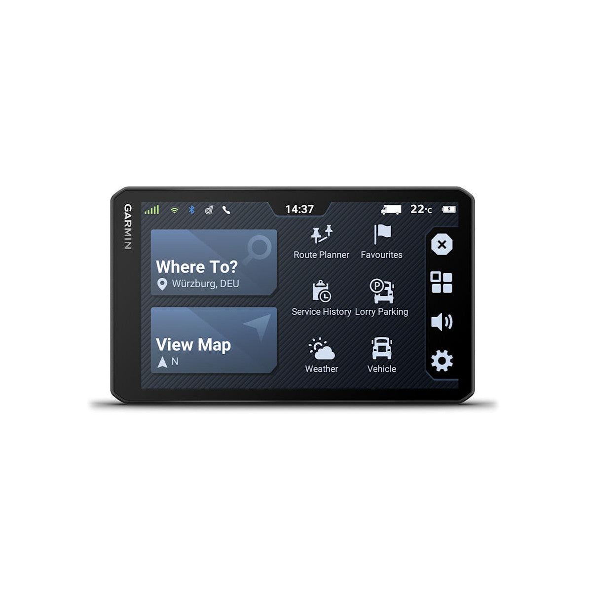 Garmin dēzl LGV720 navigatore Fisso 17,6 cm (6.95 pollici) TFT Touch screen 242 g Nero