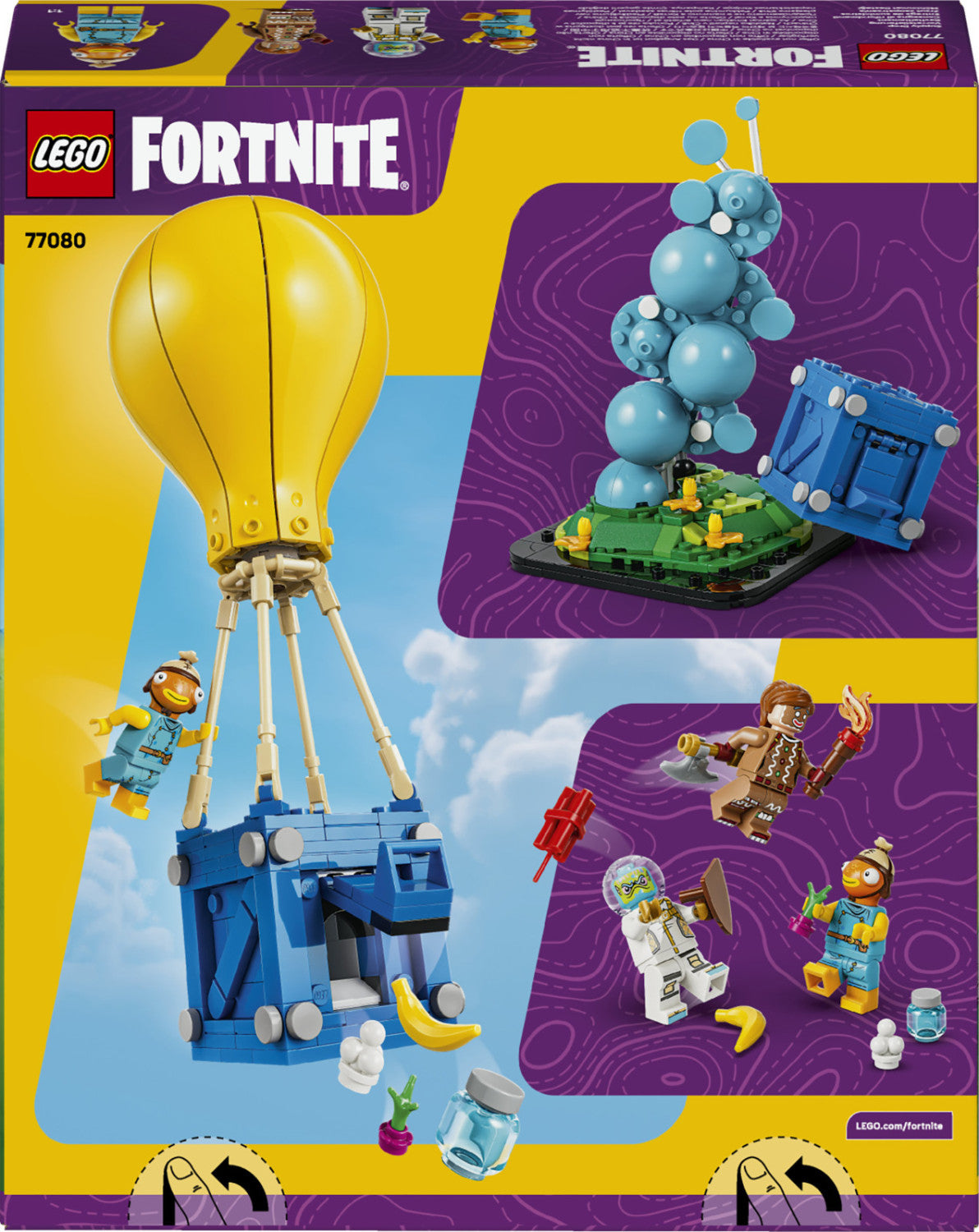 LEGO Fortnite 77080 Consegna Di Rifornimenti, Set Da Costruzione Con 3 Minifigure E Accessori, 314 Pezzi, Per Bambini E Gamer Dai 10 Anni