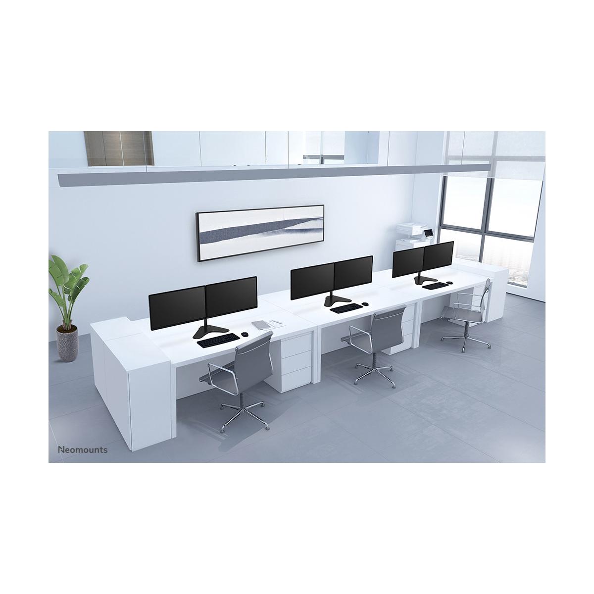 Neomounts FPMA-D550DDBLACK supporto da tavolo per Tv a schermo piatto 81,3 cm (32") Nero
