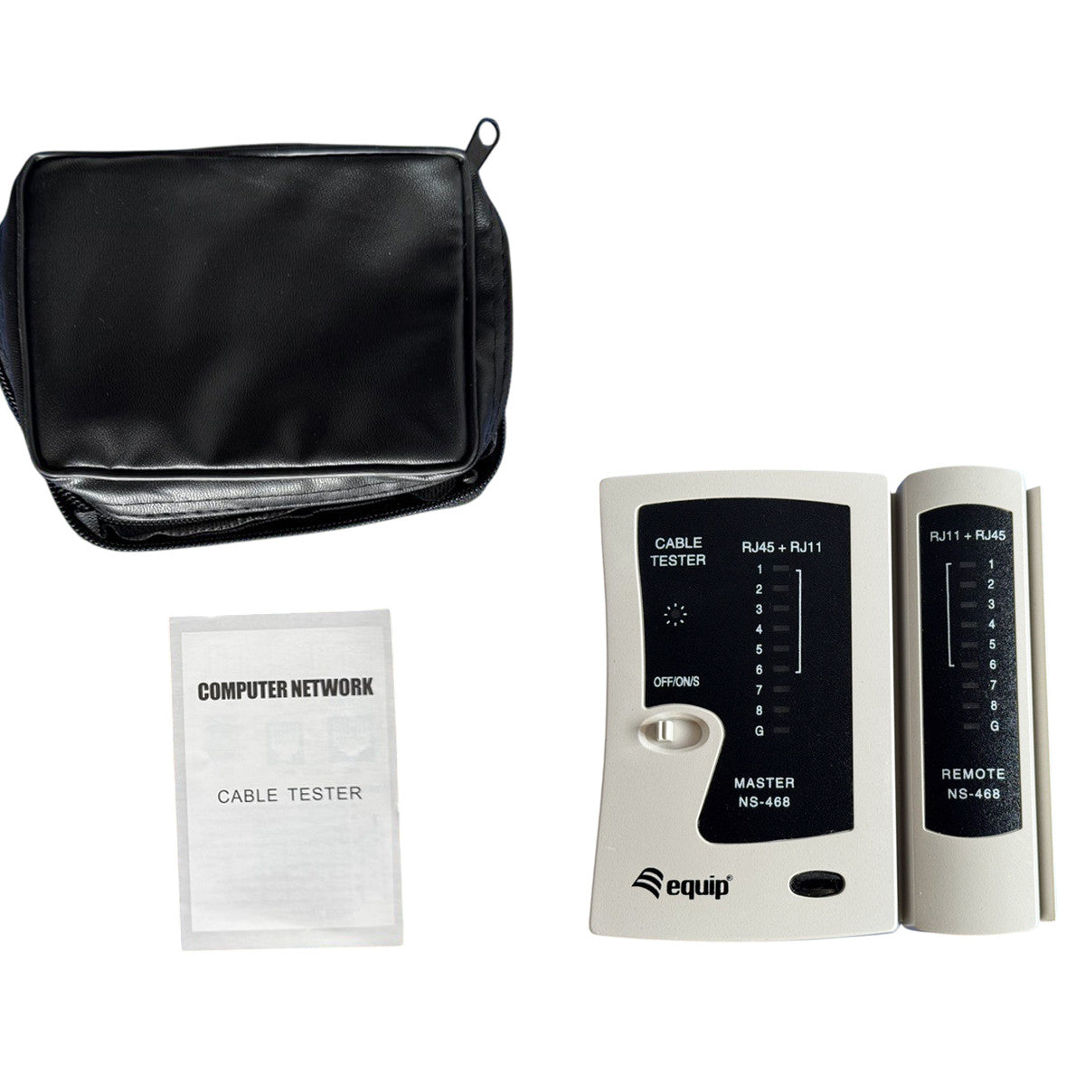Equip 129967 tester per cavo di rete Tester per cavi a doppino intrecciato Bianco