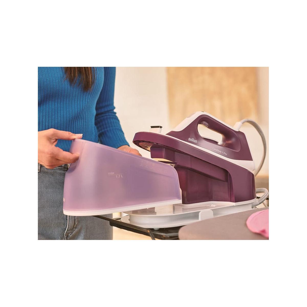 Braun CareStyle 1 Pro IS 1514 Ferro da Stiro a Vapore 2200 W 1.7 L Ceramica Porpora
