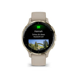 Garmin Venu 3S 3,05 cm (1.2") AMOLED 41 mm Digitale 390 x 390 Pixel Touch screen Oro, Grigio Wi-Fi GPS (satellitare)