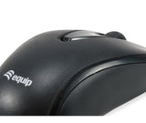 Equip 245116 mouse Ufficio Ambidestro USB tipo-C Ottico 1200 DPI