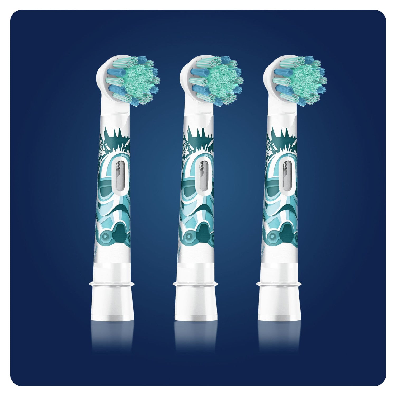 Oral-B 80352667 testina per spazzolino 3 pz Blu, Bianco