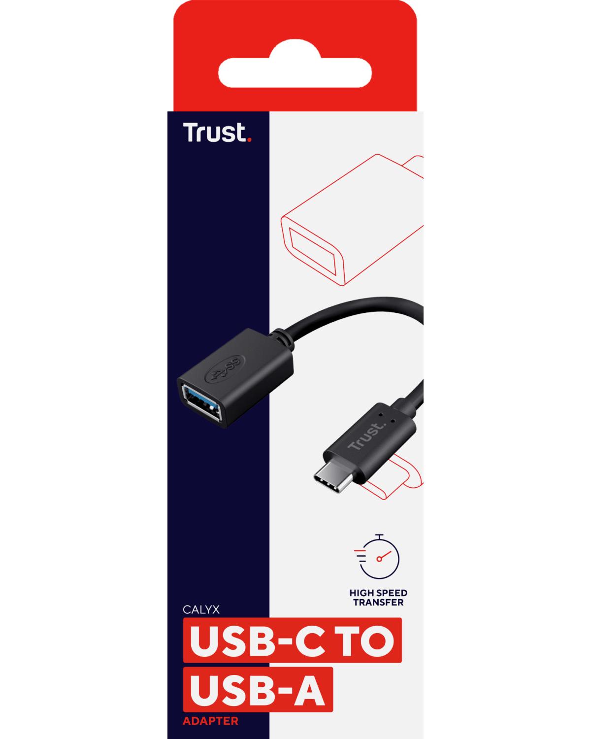 Trust 20967 cavo USB 0,09 m USB C USB A Nero