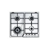 De Longhi IF 46 ASDV SP N Piano Cottura Da Incasso 58 cm Gas 4 Fornelli Acciaio Inossidabile