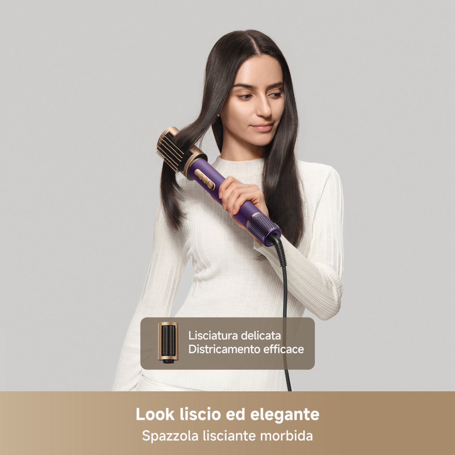 Dreame AirStyle Pro 2 Kit per lo styling dei capelli Caldo Viola 1300 W 2,8 m