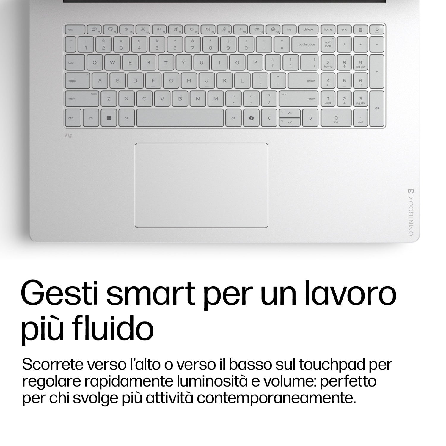 HP E0BL2EA laptop Copilot+ PC Intel Core Ultra 5 Computer portatile 40,6 cm (16") 2K 16 GB DDR5-SDRAM 512 GB SSD Wi-Fi 7 (802.11be) Windows 11 Home Grigio, Argento