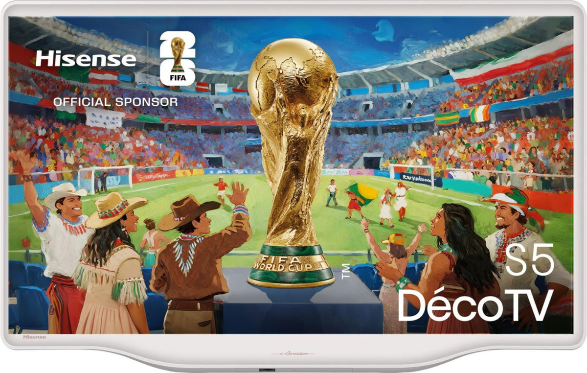 Hisense 32S5Q 81,3 cm (32 pollici) Full HD Smart TV Wi-Fi Argento, Bianco