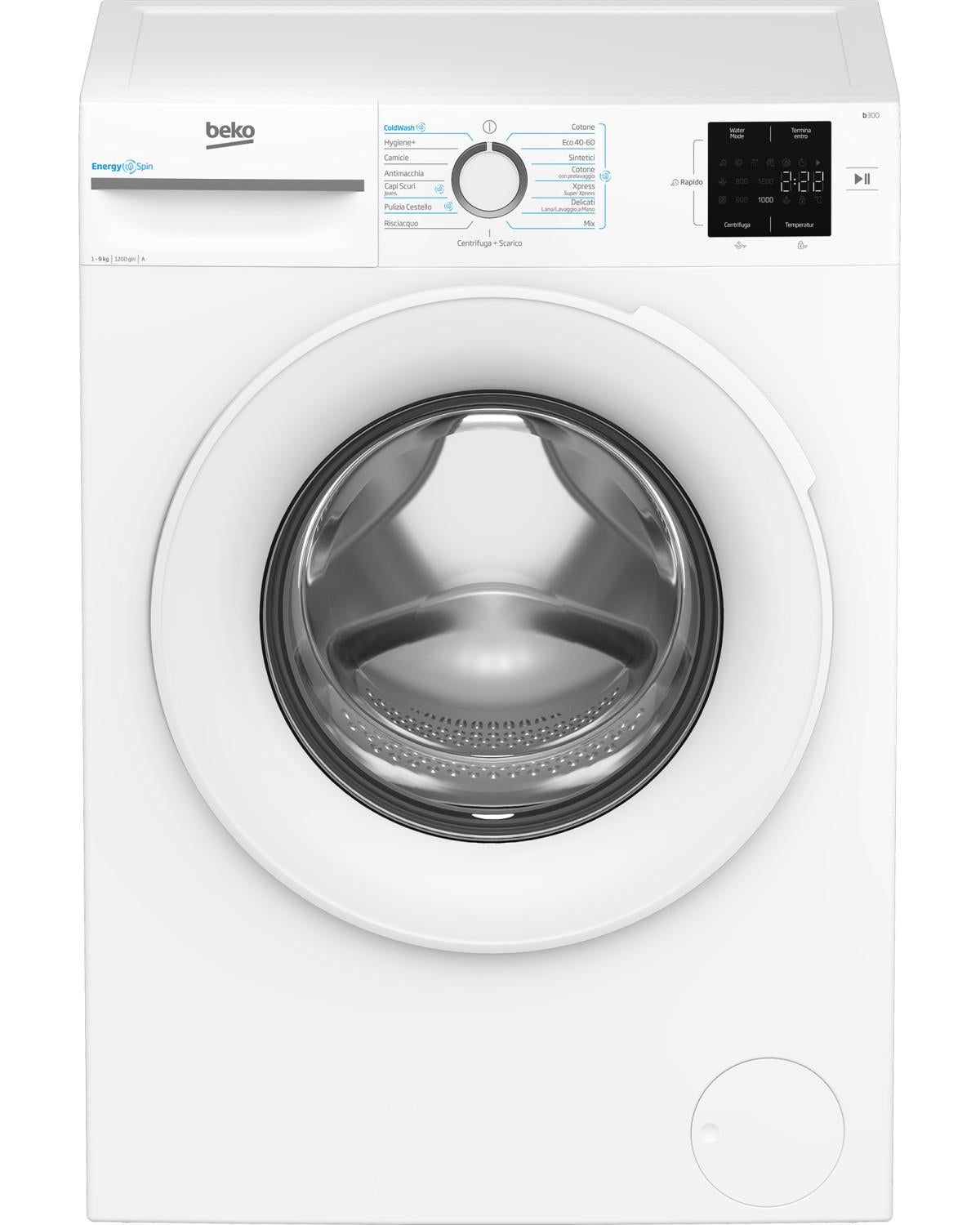 Beko b300 BMWU3921W Lavatrice EnergySpin 9kg Classe A 1200giri