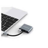 Conceptronic DONN16G Cablato USB 3.2 Gen 1 (3.1 Gen 1) Type-C Grigio