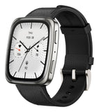 Amazfit Active 2 Square secondo cinturino rosso in silicone Vetro zaffiro con display AMOLED Pagamento contactless 5 sistemi satellitari mappe offline Durata della batteria fino a 10 giorni