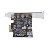 StarTech.com Scheda di Espansione PCIe USB a 5 porte, USB 3.2 10Gbps, scheda PCI Express con 4 porte USB-C, 1 porta interna USB-A, scheda controller PCIe USB, Windows/macOS/Linux