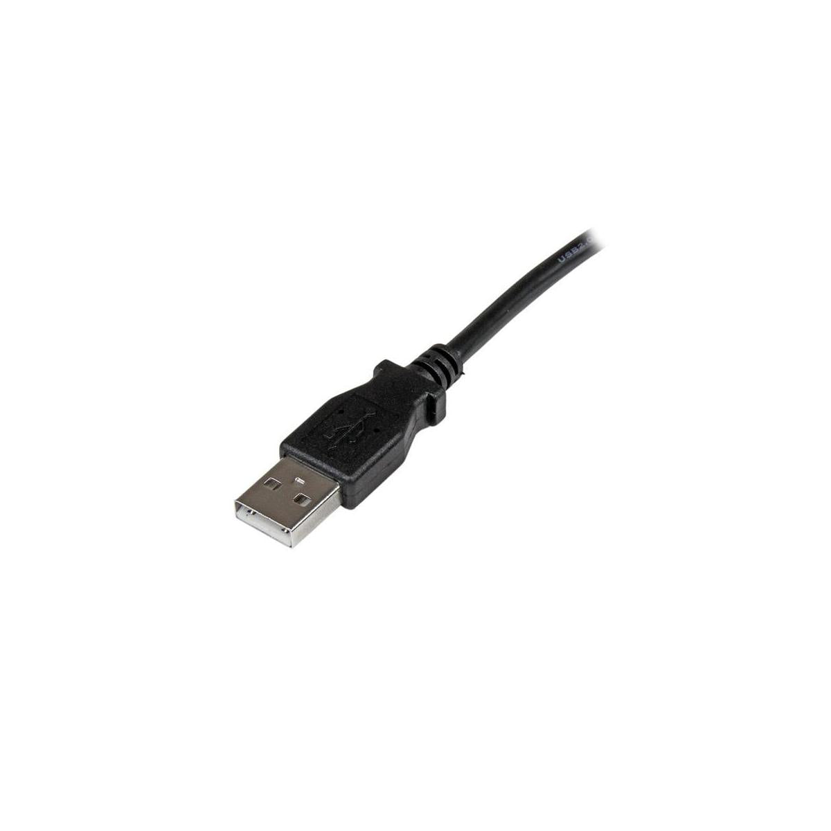StarTech.com Cavo USB 2.0 A a B con angolare sinistro 2 m - M/M