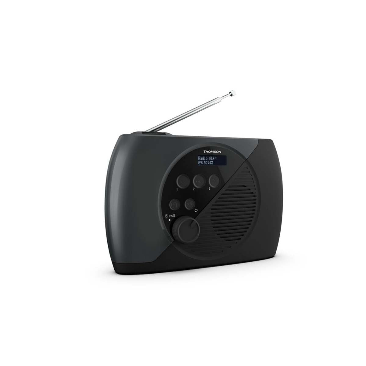 Thomson RT350DAB Radio Portatile DAB E FM - Nero/Grigio