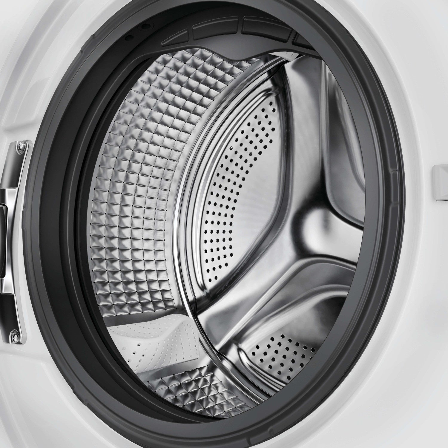 Haier HW90-B14367U1-IT lavatrice Caricamento frontale 9 kg 1400 Giri/min Argento, Bianco