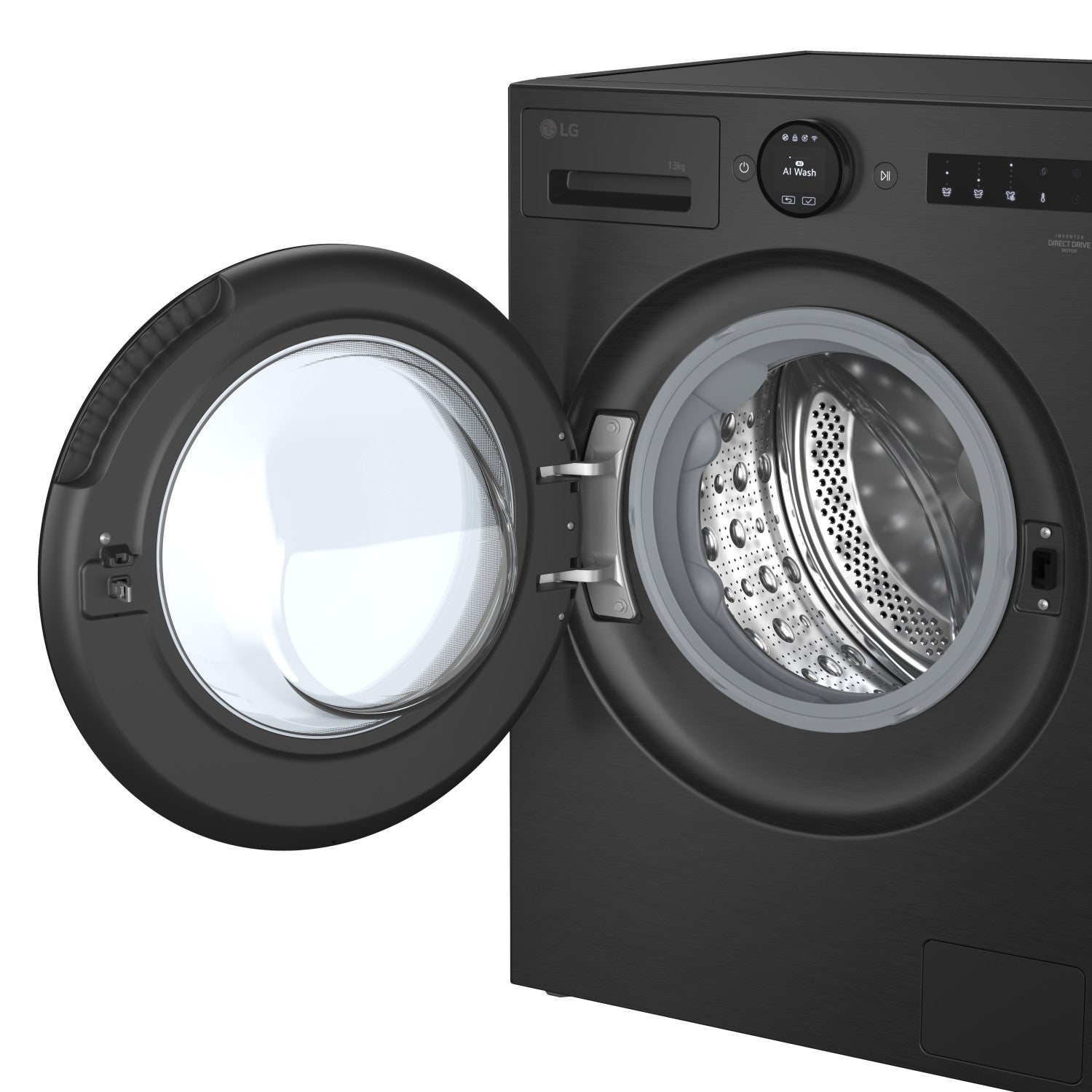 LG F4X7013TBB Lavatrice 13kg AI DD Serie X7, Classe A-40 , 1400 giri, Display Easy Circle, Wi-Fi, AI Wash, TurboWash