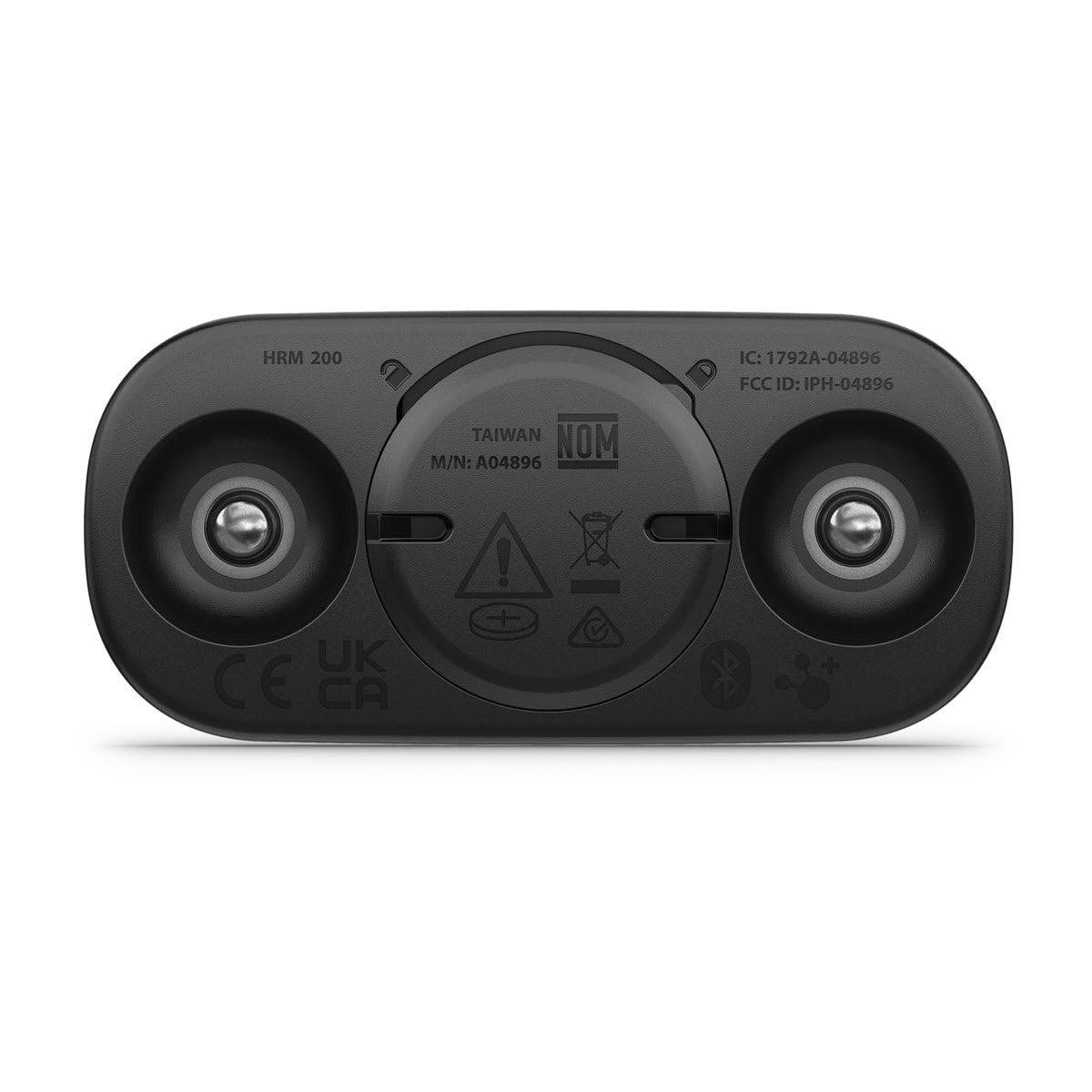Garmin HRM 200 monitor per il battito cardiaco Petto Bluetooth/ANT Nero
