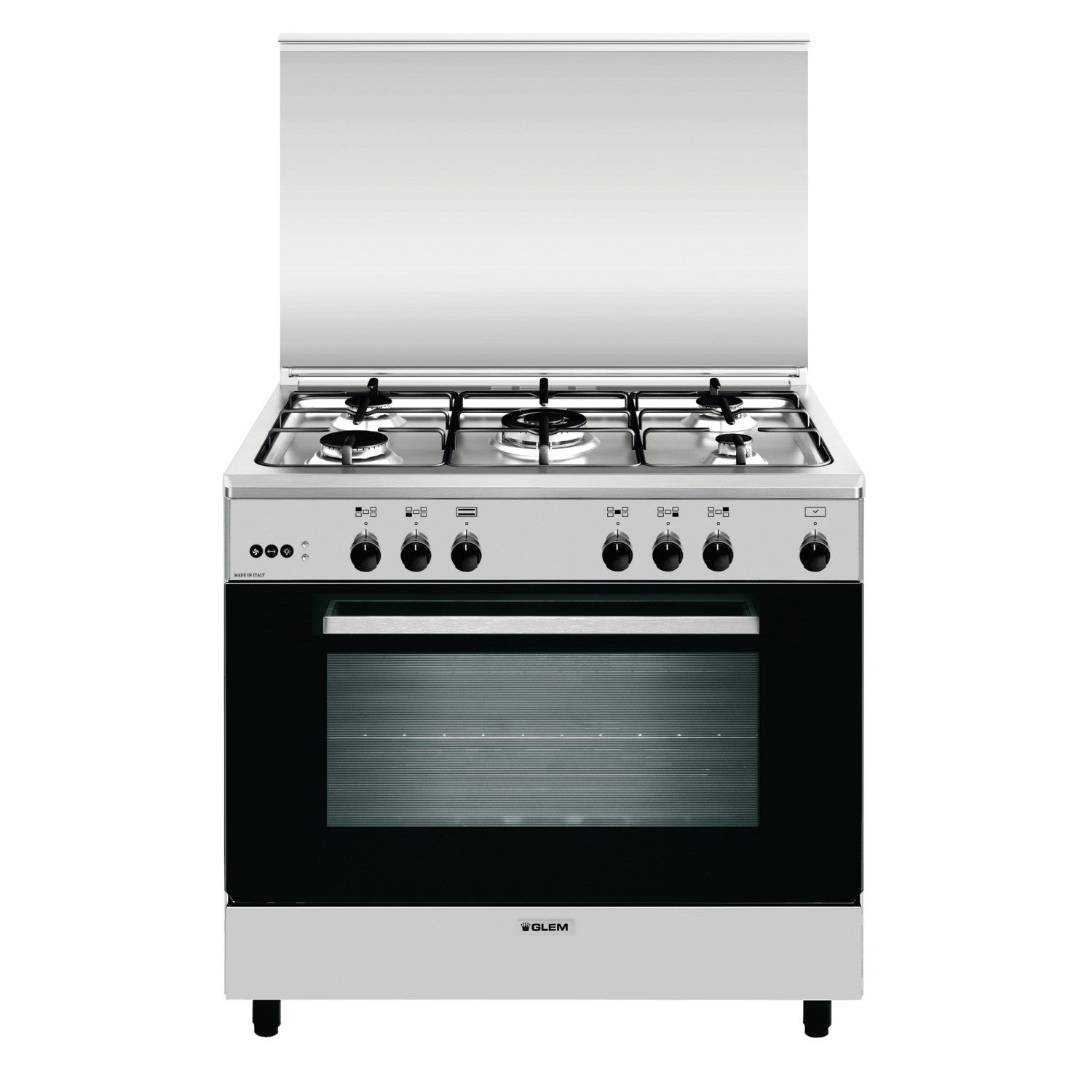 Glem Gas AN965VI cucina Elettrico/Gas Acciaio inox