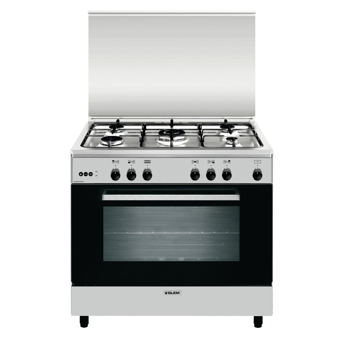 Glem Gas AN965VI cucina Elettrico/Gas Acciaio inox