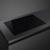Smeg SI2741D Piano cottura a induzione Vetroceramica Da incasso 75 cm 4 Fornelli Nero