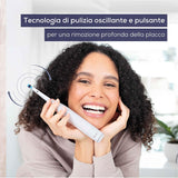Beurer TB 30 Spazzolino Elettrico con 2 Programmi di Pulizia Personalizzati, Clean e Sensitive, e Timer Integrato da 2 Minuti per una Pulizia Corretta Batteria Ricaricabile con Autonomia di 20 Giorni