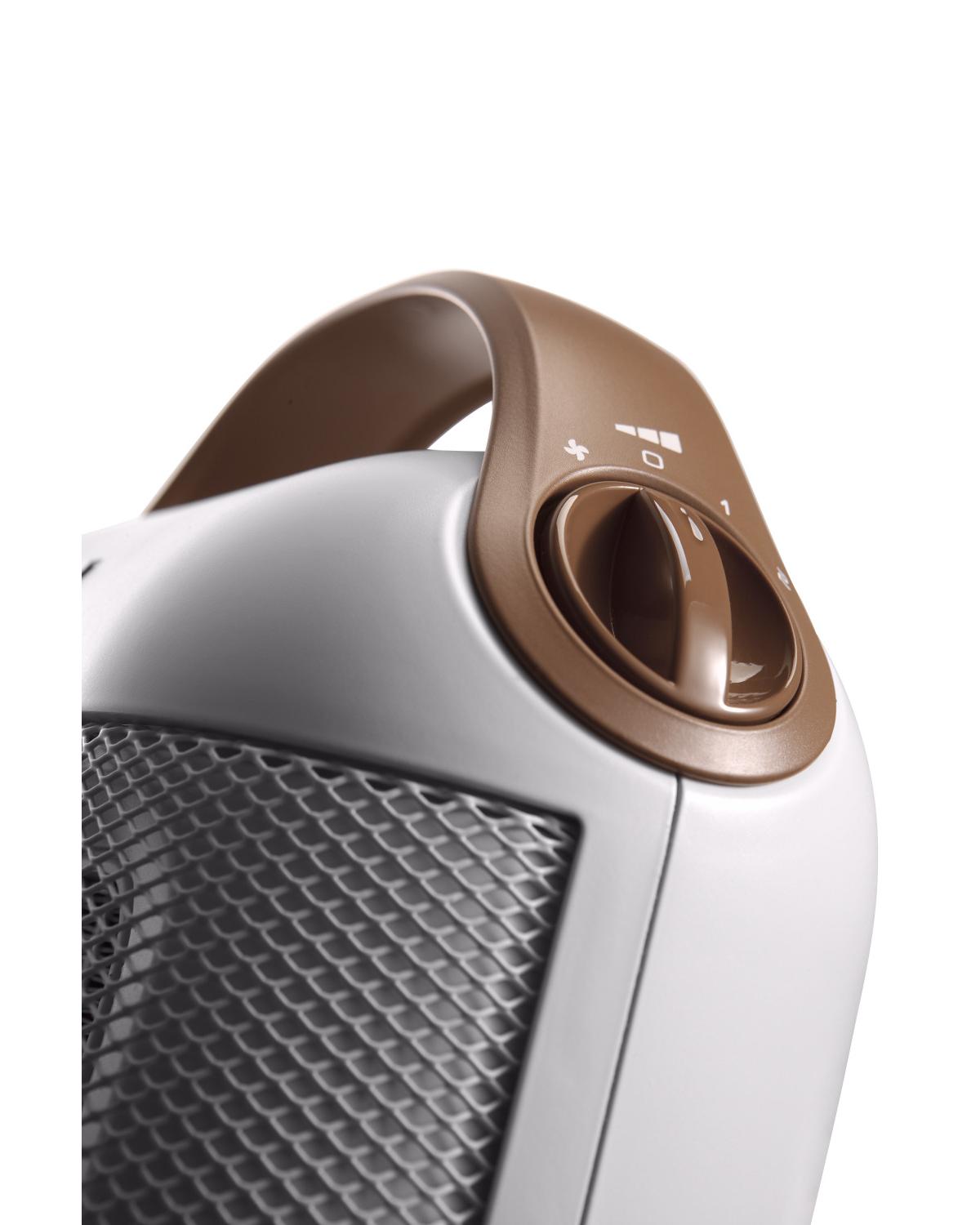 De Longhi Capsule HFX30C18.IW 1800 W Riscaldatore elettrico con ventilatore