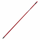 Tonkita Manico Scopa in Metallo Verniciato Rosso 130 cm