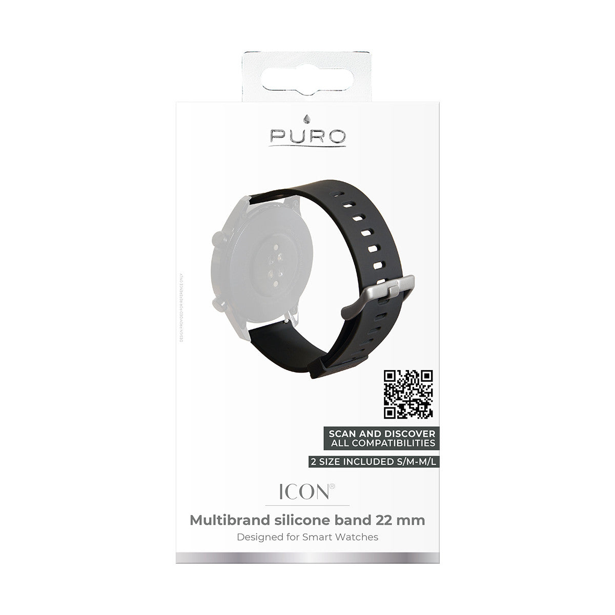 PURO PUROUNIVBICON22BLK parte e accessorio per orologi
