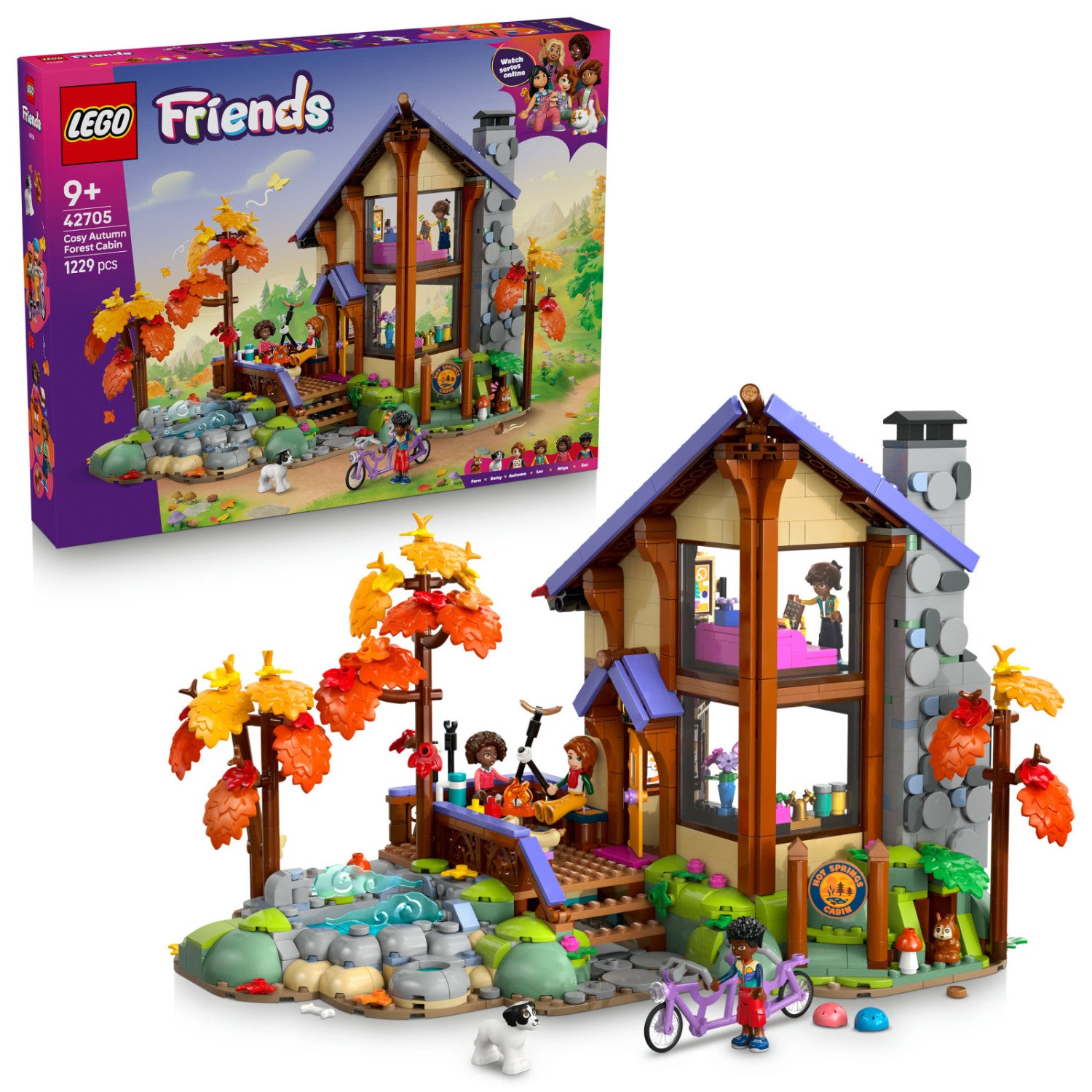 LEGO Friends Gemütliche Hütte Im Herbstwald 42705
