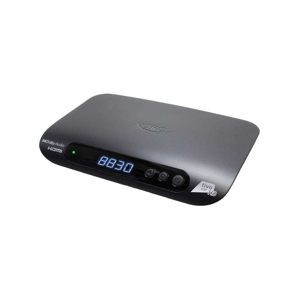 Xoro HRS 8830 set-top box TV Ethernet (RJ-45), Satellite Full HD Nero