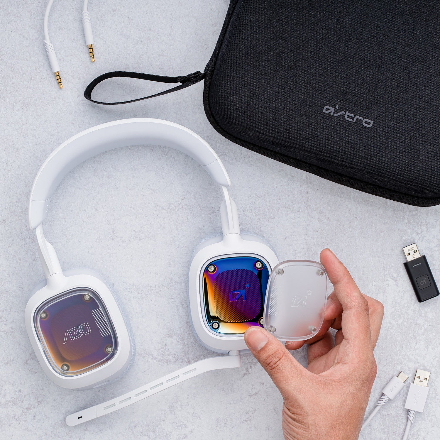 ASTRO Gaming A30 Auricolare Con cavo e senza cavo A Padiglione Giocare Bluetooth Bianco
