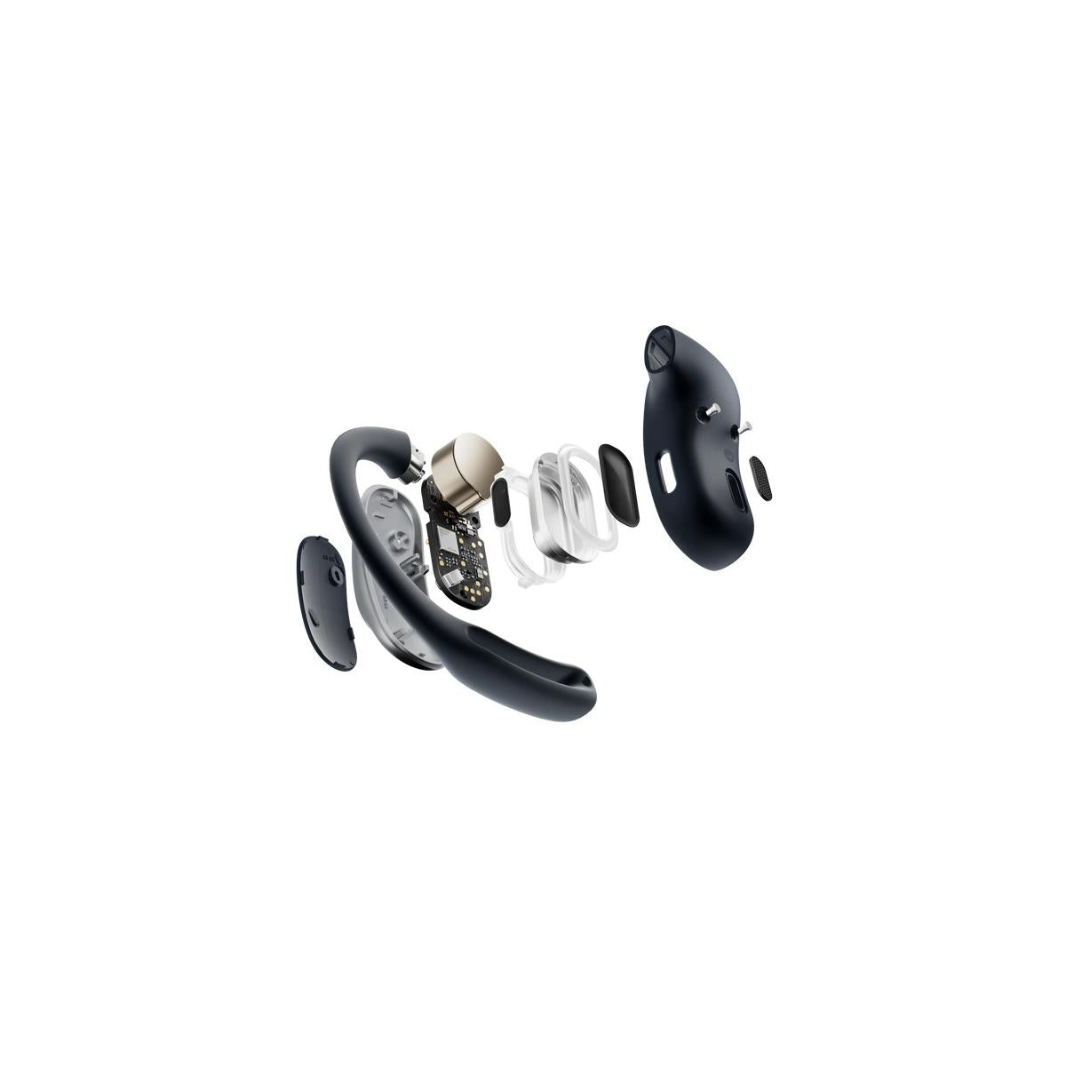 SHOKZ OpenFit Air Auricolare Wireless A clip Chiamate/Musica/Sport/Tutti i giorni Bluetooth Nero