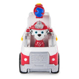 PAW Patrol Fire Rescue Camion dei Pompieri di Marshall con action figure, lanciamissili e camion giocattolo, giocattoli per bambini e bambine dai 3 anni in su