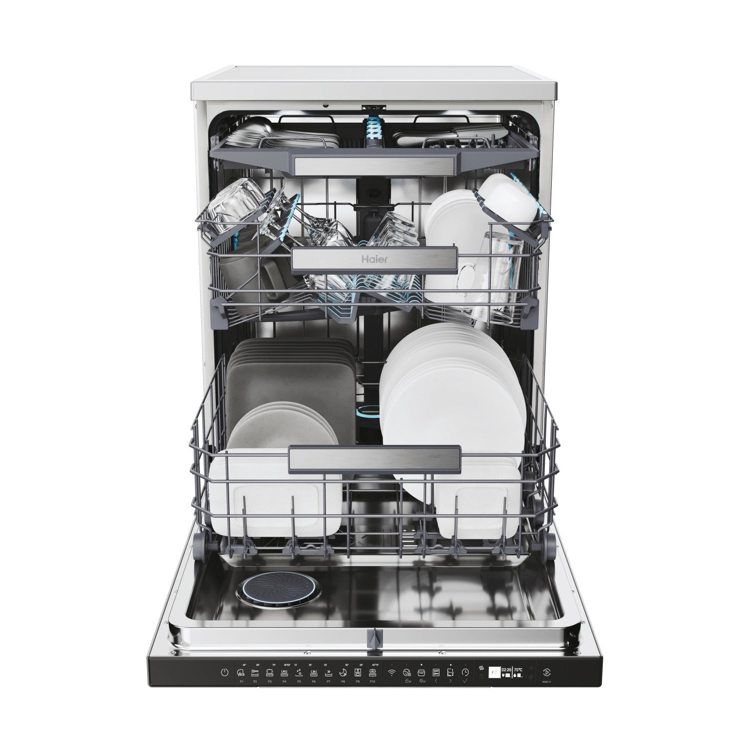 Haier XF 6A0M4PDX lavastoviglie Libera installazione 16 coperti A