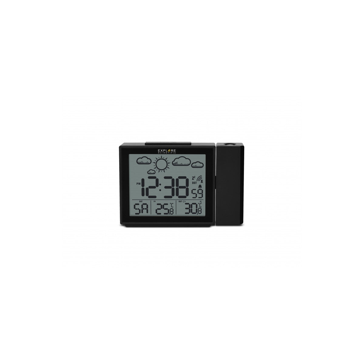 Explore Scientific RPW3009 Sveglia digitale Nero Venduto come Grado B 4007922067599