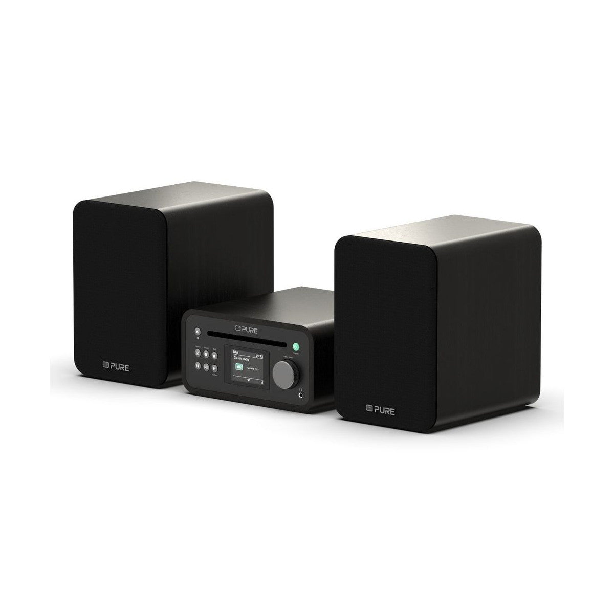 Pure Classic Stereo Mini Microsistema audio per la casa 20 W Nero