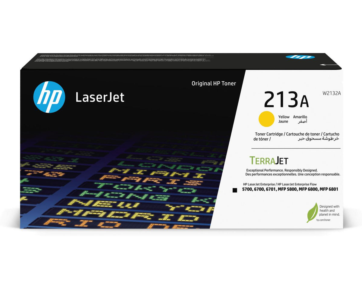 HP 213A Yellow Original LaserJet Toner Cartridge Cartuccia Toner 1 pz